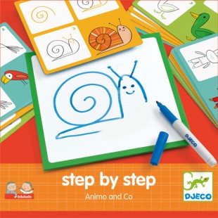 Djeco - Step by step - Animaux